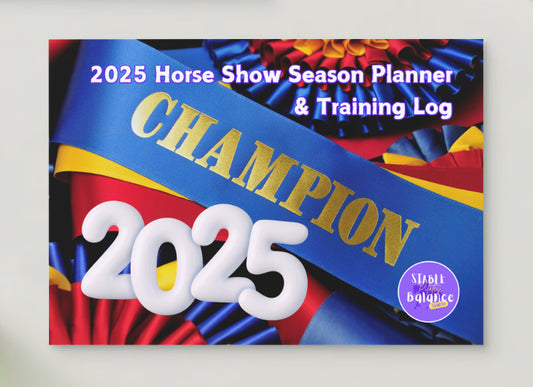 2025 Horse Show Season Planner Digital Download